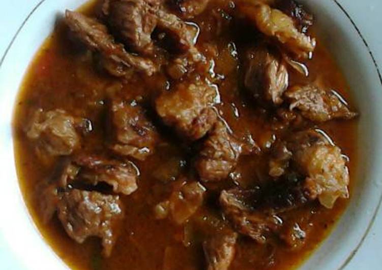 Dried meat stew