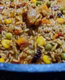 ARROZ GUISADO🌽🫛🌶️🥕 Con🥓Tocino...!🐷