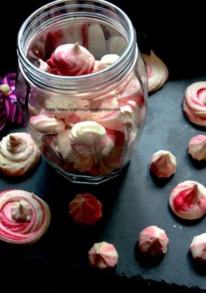 Une photo de Meringues bicolores