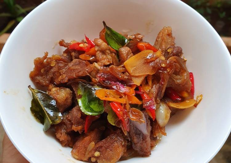 Bumbu Oseng Tetelan Pedas | Cara Membuat Oseng Tetelan Pedas Yang Enak dan Simpel