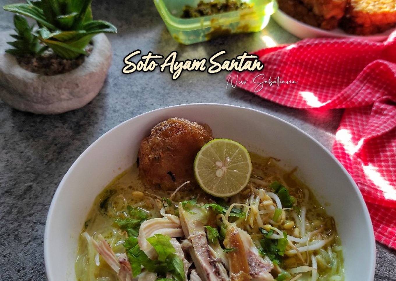 Soto Ayam Santan (Lesah)