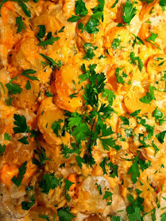A picture of Mike's Easy Cheesy Potatoes.