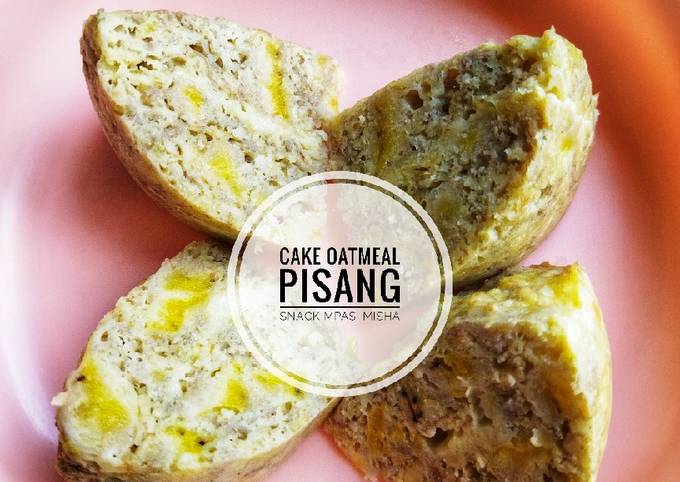 Cara membuat Cake Oatmeal Pisang (Snack MPASI) Cara membuat Cake Oatmeal Pisang (Snack MPASI)
