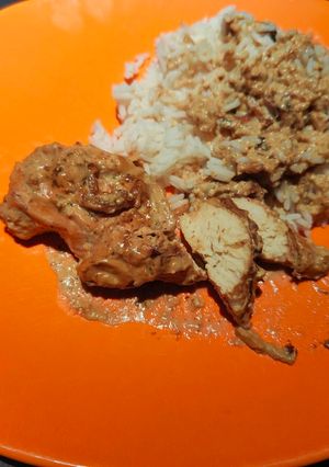 Une photo de Poulet coco curry