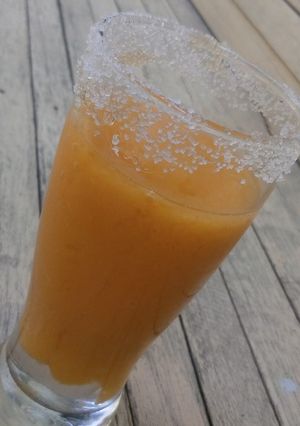 Foto resep Mangga x jeruk nipis smoothies #pejuangdapur #pedulikankerpayudara