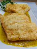 Bacalao en salsa de cítricos para semana santa
