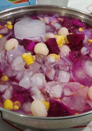 Foto resep Es Longan Jagung