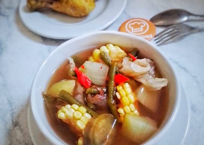 Resep Sayur Asam Terong Ungu Jagung Labu Siam Oleh Novi Oppie Indriana