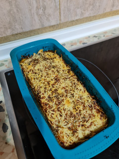 Una foto de Pastel de berenjena
