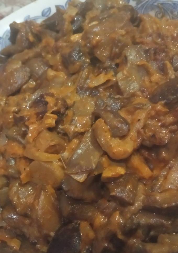Смажені лісові гриби 🍄