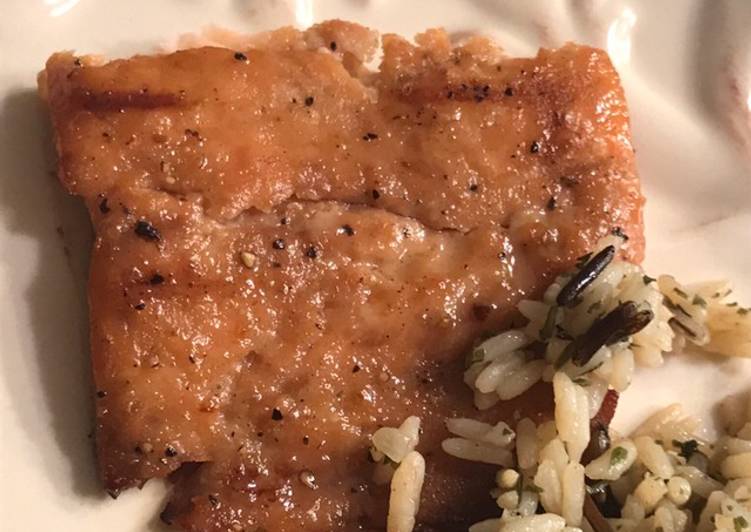 Recipe of Appetizing Maple Salmon