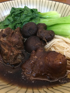 老菜脯雞湯(麵) 的食譜成品照片