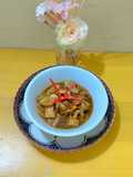 68. Jamur King Oyster dan Ayam Suwir Bumbu Kecap & Saus Tiram