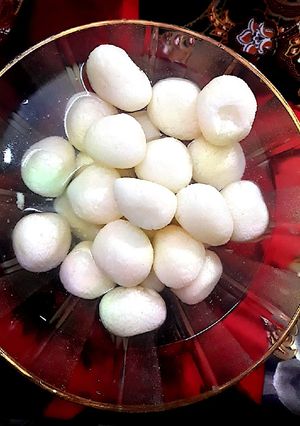 A picture of Rasgulla.