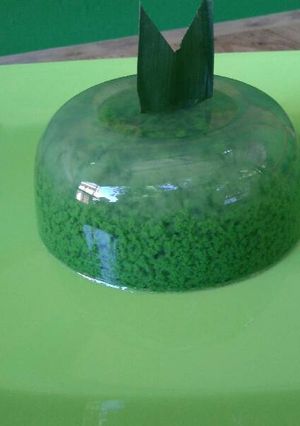 Foto resep Puding lumut pandan