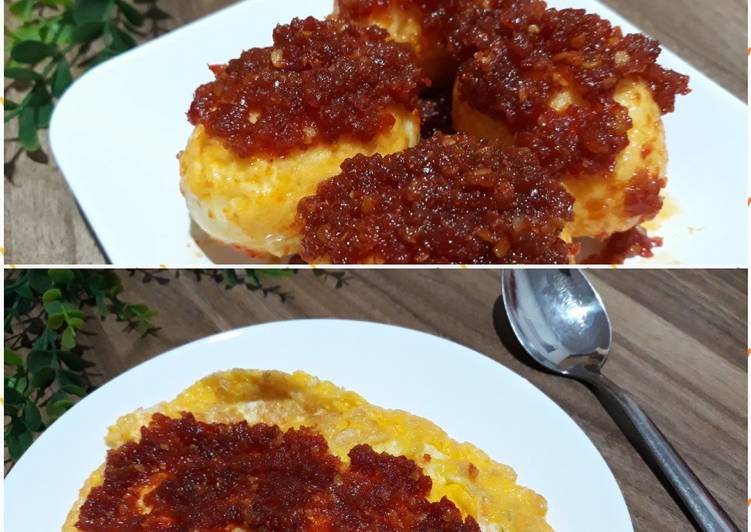 TELUR BALADO EXPRESS - Gampang & cepat dgn Bumbu Dasar Merah