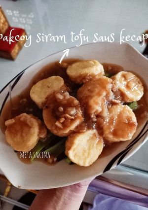 Foto resep (buka puasa) Pakcoy siram tofu kecap
