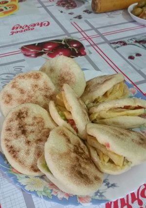 صورة لوصفة شاورما بخبز البطبوط 😍