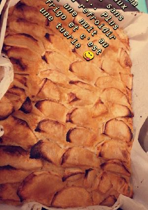 Une photo de Tarte aux pommes sans pâte