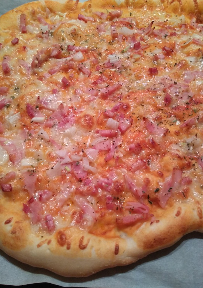Una foto de Pizza casera