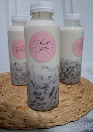 Foto resep Es Susu jelly cincau