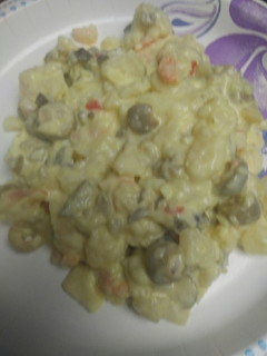 A picture of My Aunt Edna's Shrimp Potato Salad.
