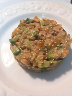 Una foto de 247. Tartar de salmón ahumado