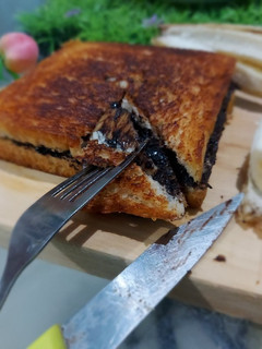 Foto resep Roti bakar pisang coklat