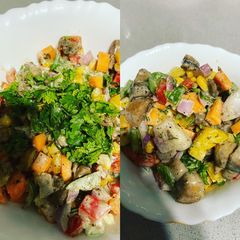 A picture of Mushroom salad.