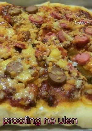 Foto resep Pizza (kilat,anti gagal,super empuk,no proofing,no ulen,no egg)