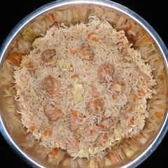 A picture of Prawn fried rice.