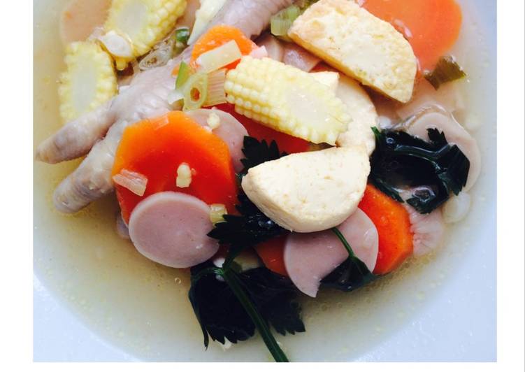 Bumbu Sop Ceker Ayam (Kuah Bening) | Cara Membuat Sop Ceker Ayam (Kuah Bening) Yang Enak dan Simpel