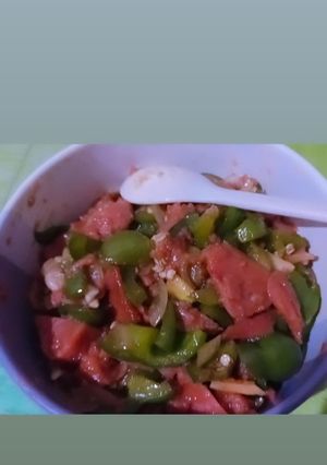 Foto resep Tumis Beef burger with paprika