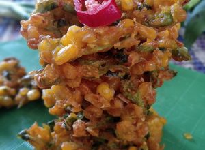 Foto resep Bakwan Jagung Batang Kangkung