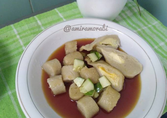 Resep: Empek - Empek Dos (Tanpa Ikan) takaran sendok Menu Enak