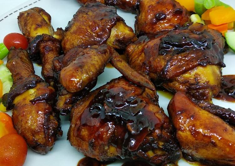 Bagaimana memasak Ayam Goreng Bumbu Gochujang, Soy Sauce Anti Gagal