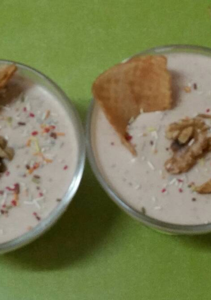 Una foto de Mousse de nueces