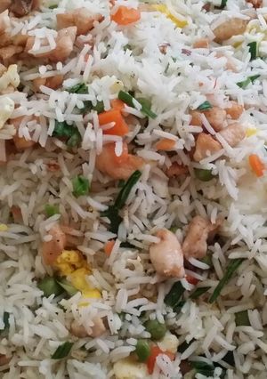 صورة لوصفة رز مقلي بالدجاج Chicken Fried Rice