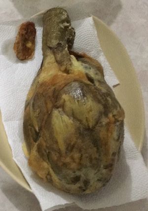 Una foto de Alcachofa capeada