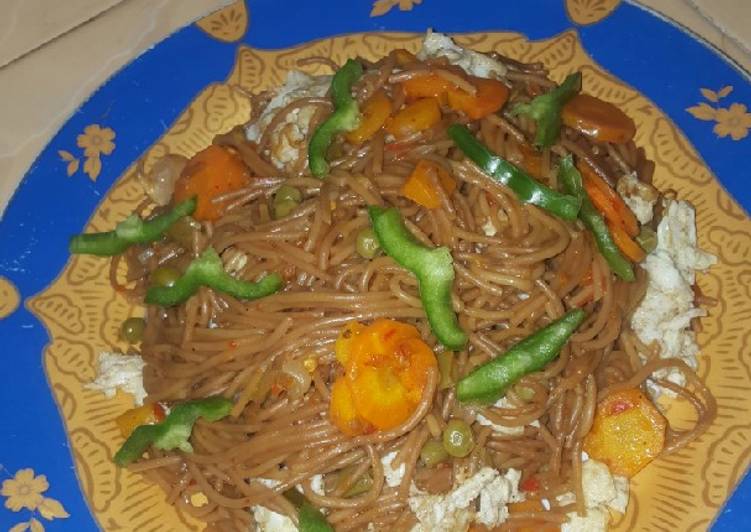 How to Prepare Super Quick Homemade Brown spaghetti