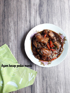 Foto resep Ayam kecap pedas manis