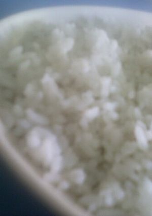 A picture of Boiled rice.