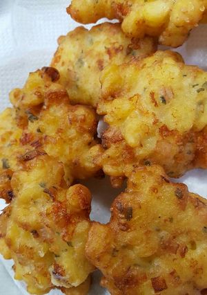 Una foto de Buñuelos de fideos