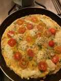 Omelete com Tomate e Queijo