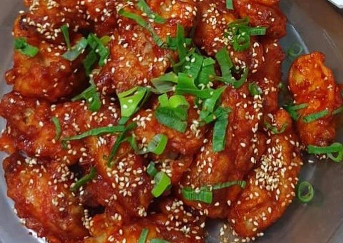 Ayam goreng korea/ yangnyeom chicken
