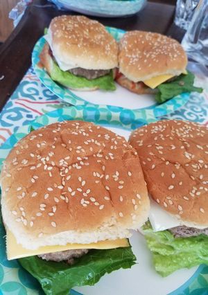 صورة لوصفة برغر سريع 🍔🍔