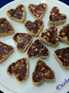 A picture of Dates burfi.