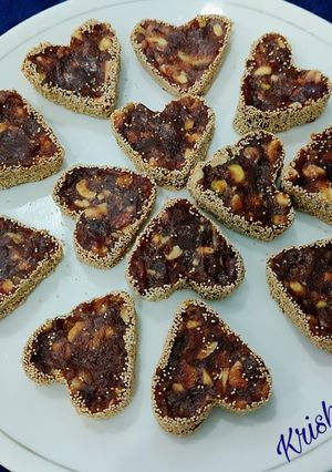 A picture of Dates burfi.