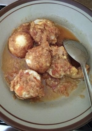 Foto resep Telur balado santan