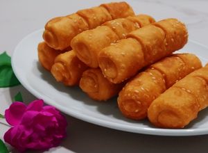 Hình của món Bánh Mì Chiên Nhân Nấm Bào Ngư.